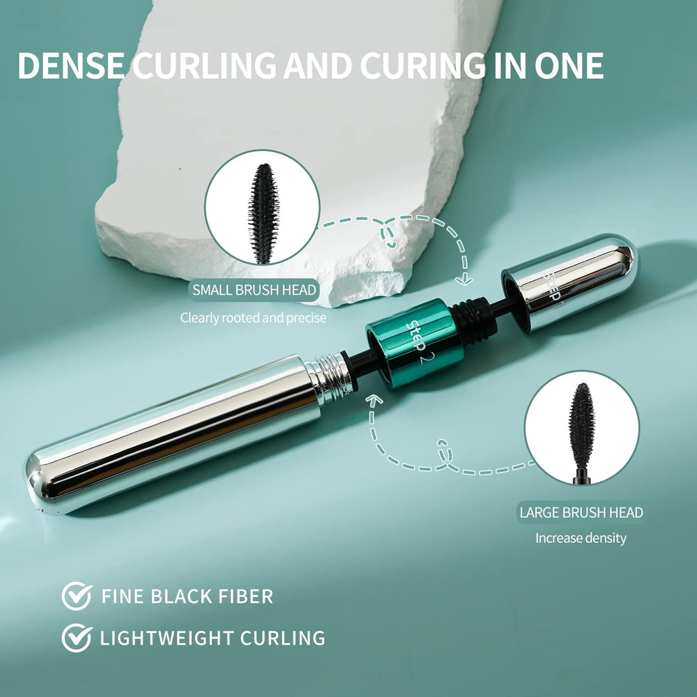 Vibely Mascara con aplicador dual para volumen y longitud