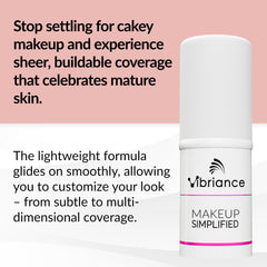 Aplicación suave de Vibriance Complexion Sticks para acabado natural.