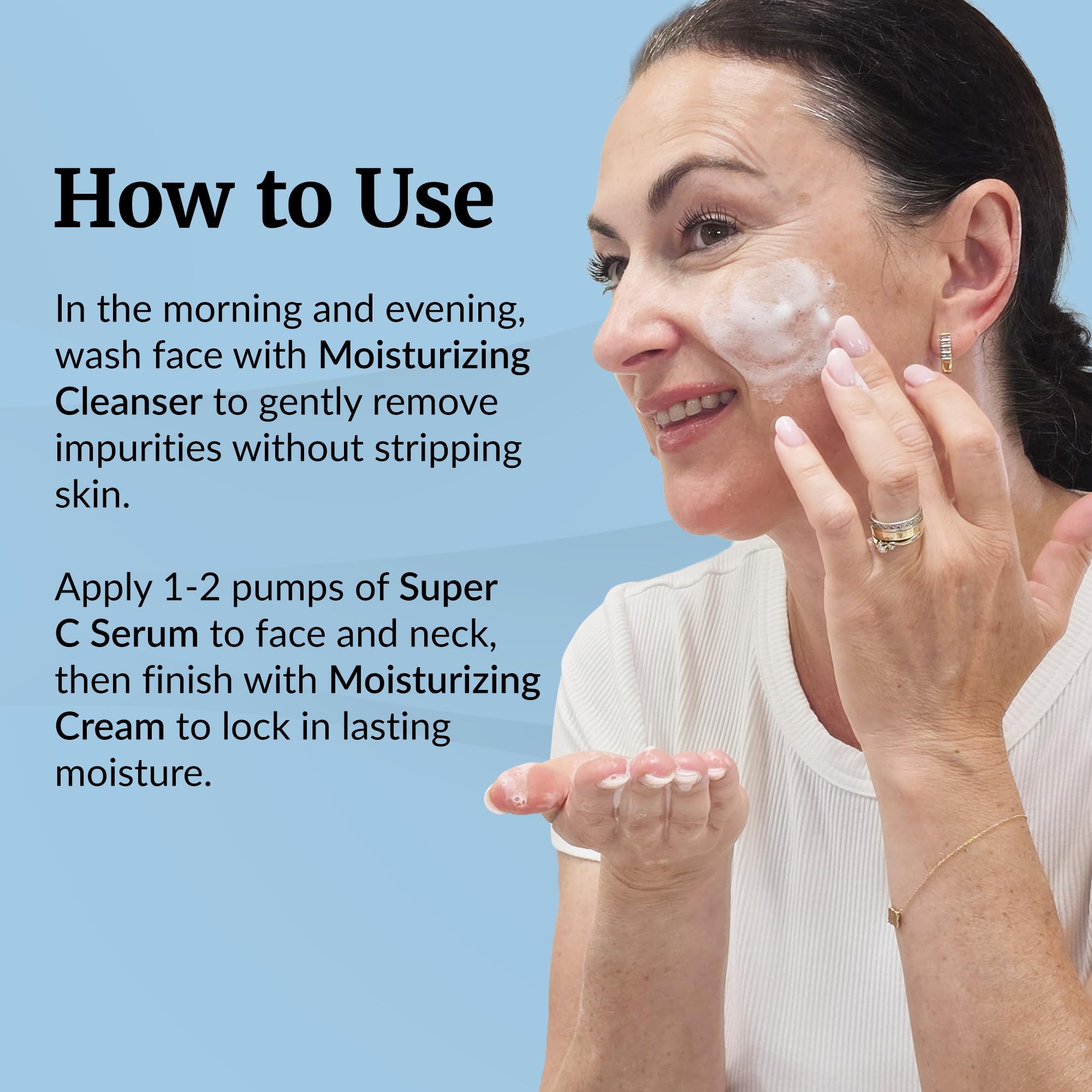 Crema Hidratante ligera de Vibriance, absorción rápida para piel suave y humectada.