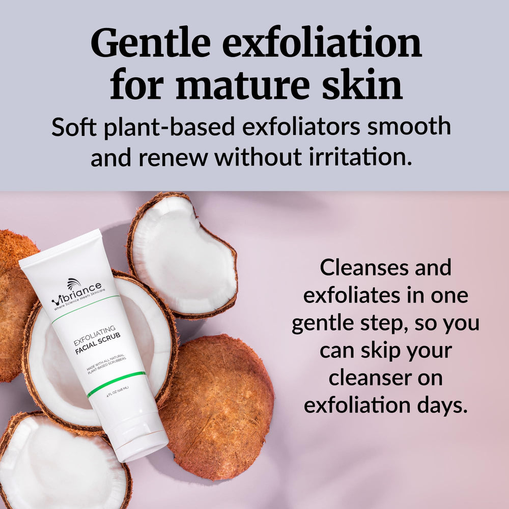 Vibriance Exfoliant Visage: convient à tous les types de peau, même sensibles