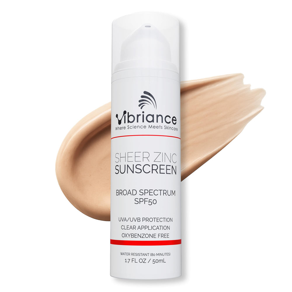 Protector solar Vibriance con zinc, acabado invisible para piel sensible