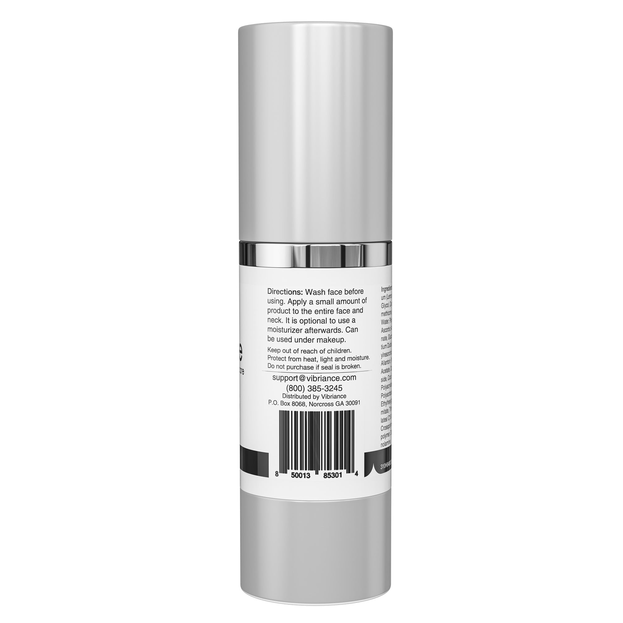 Vibriance Super C Serum: envase de cristal y calidad.