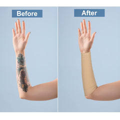 Vicenpal mangas cubres tatuajes de diseño sólido para look profesional diario.