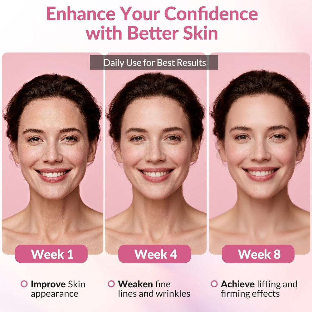 Aplicación suave de VicGFHS crema cuello firme para rostro y cuello.