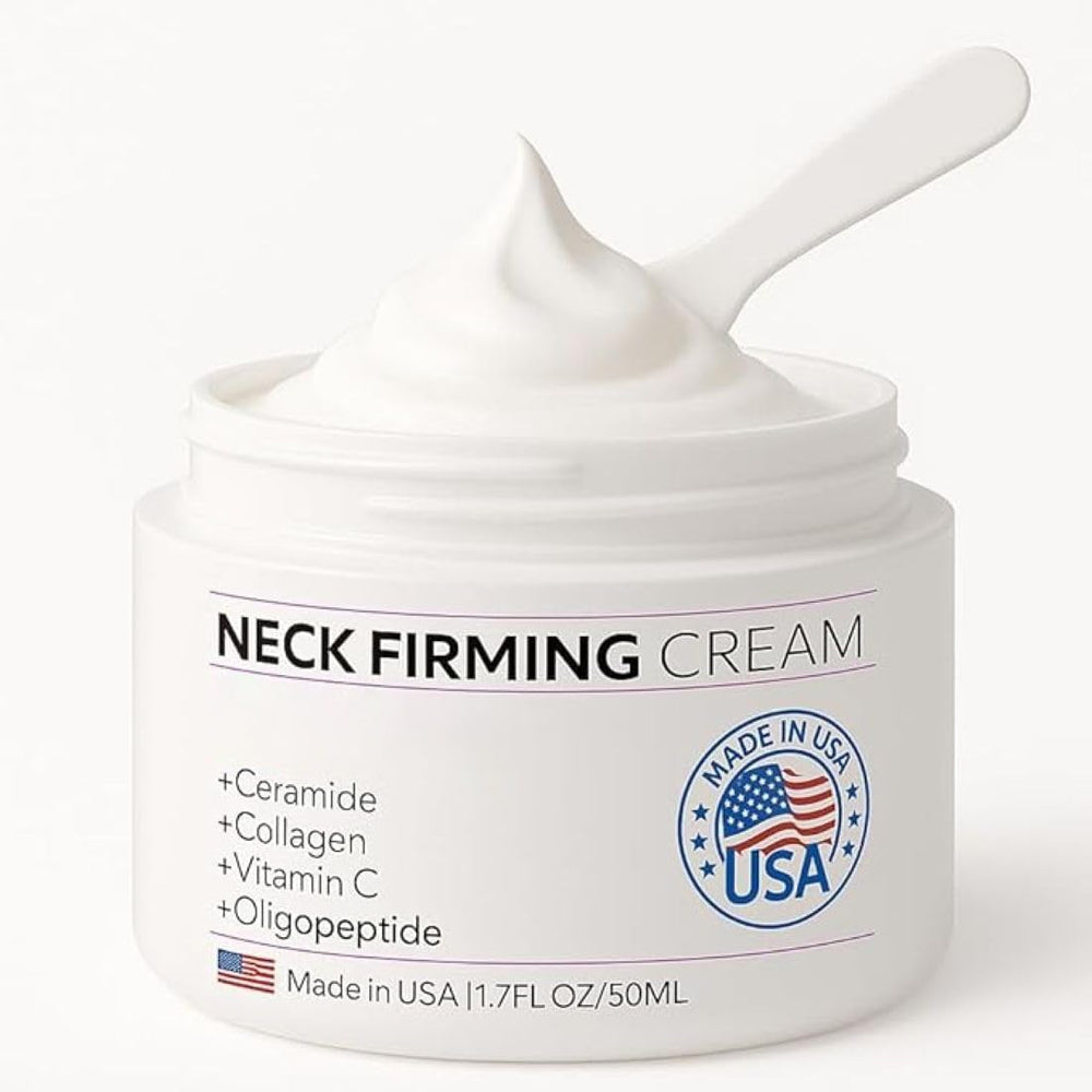 VicGFHS crema cuello firme en botella, hidratación diaria para cuello y rostro.