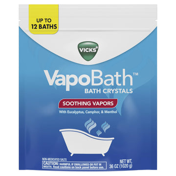 Vicks VapoBath: bolsa con cierre hermético para conservar frescura