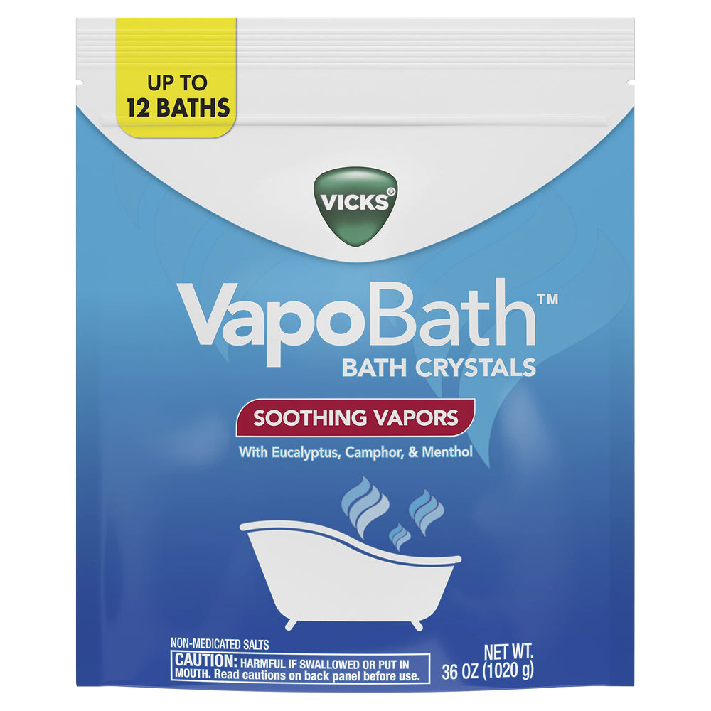 Vicks VapoBath: bolsa con cierre hermético para conservar frescura