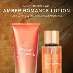 Victoria's Secret Amber Romance, combinación con loción: prolonga la fragancia para un acabado coordinado.
