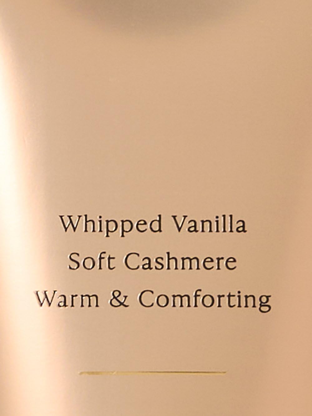 Victoria's Secret Bare Vanilla Loción, aplicación suave para manos y cuerpo.