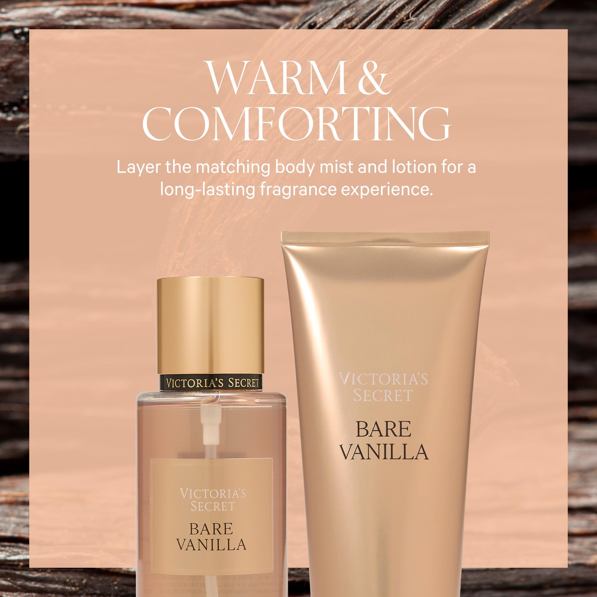 Victoria's Secret Bare Vanilla Loción, olor dulce para una sensación envolvente.