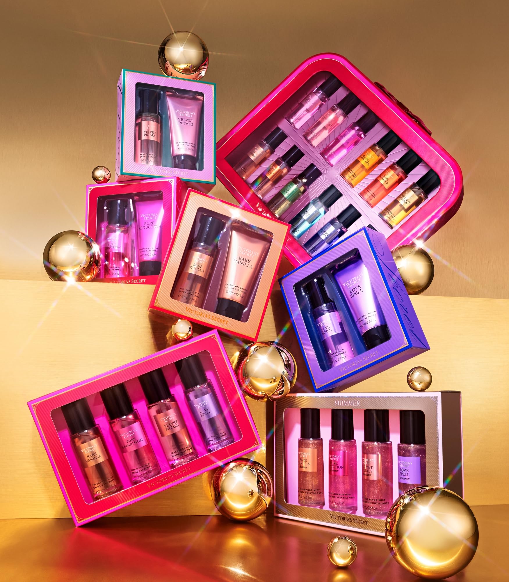 Victoria's Secret Bare Vanilla mini fragrance in box for travel-friendly use