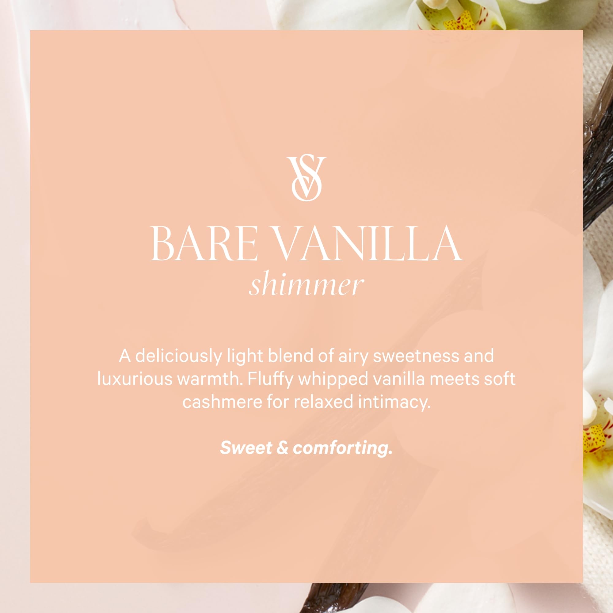 Victoria's Secret Bare Vanilla Shimmer Mist: brillos perlados en la piel para luz sutil.