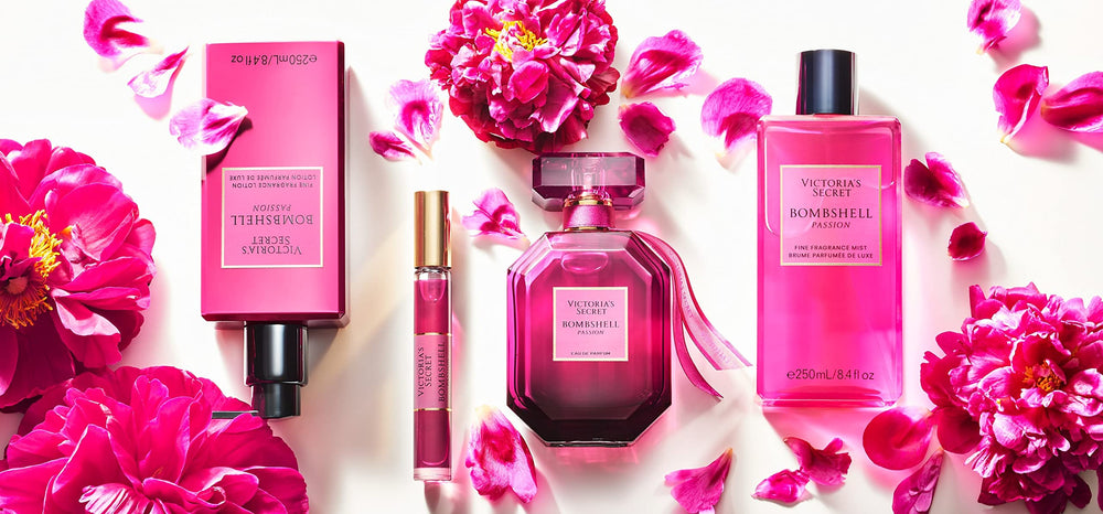 Victoria's Secret Bombshell Passion empaque perfumado de lujo