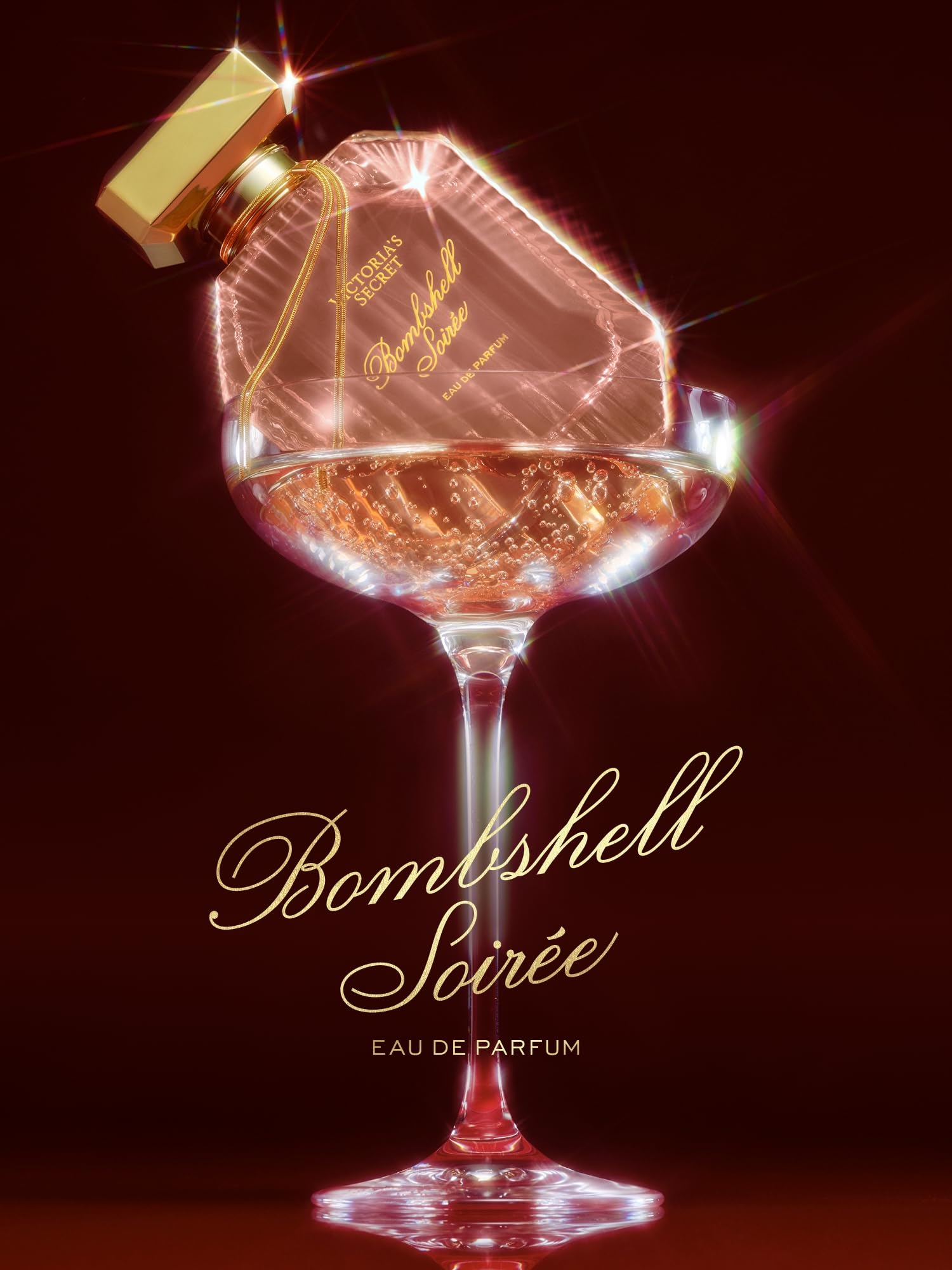 Bombshell Soiree, empaque distintivo listo para regalo de temporada.