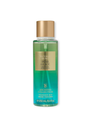 Victoria's Secret Pear Glace, aplicación en piel, sensación suave y duradera.