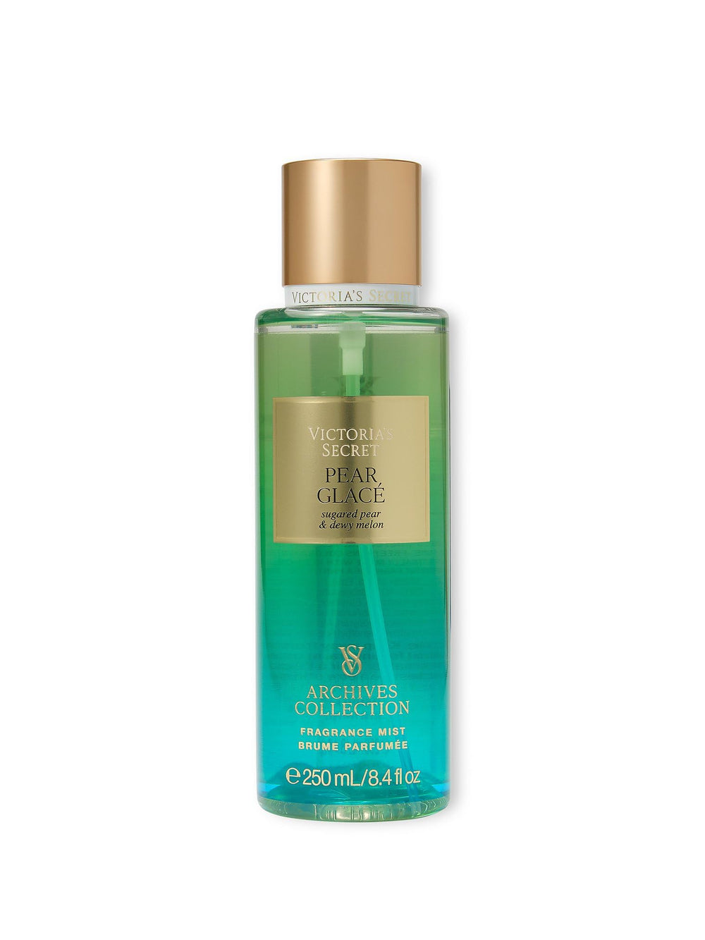 Victoria's Secret Pear Glace, aplicación en piel, sensación suave y duradera.
