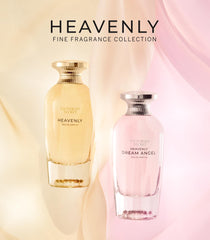 Amber jasmine notes of Dream Angel mist highlight warm aroma.