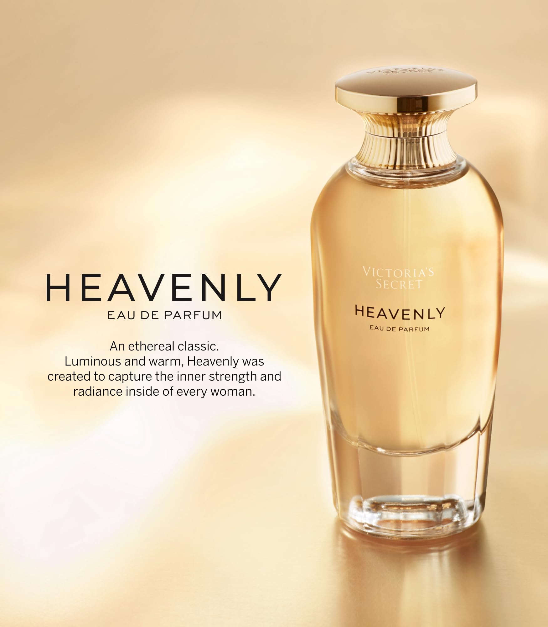 Atomizador de Heavenly rocía un aroma suave de jazmín y vainilla.