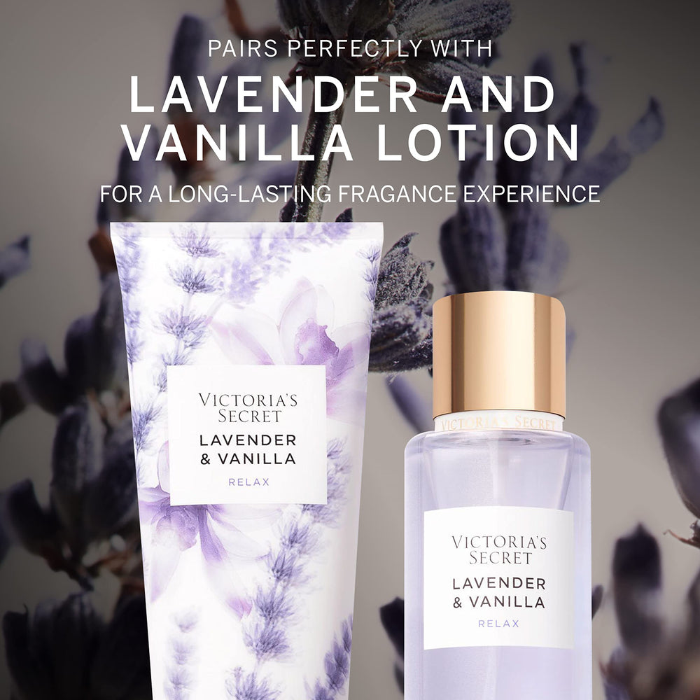 Victoria's Secret Lavanda Vanilla: aplicación suave para un ritual diario de cuidado personal.