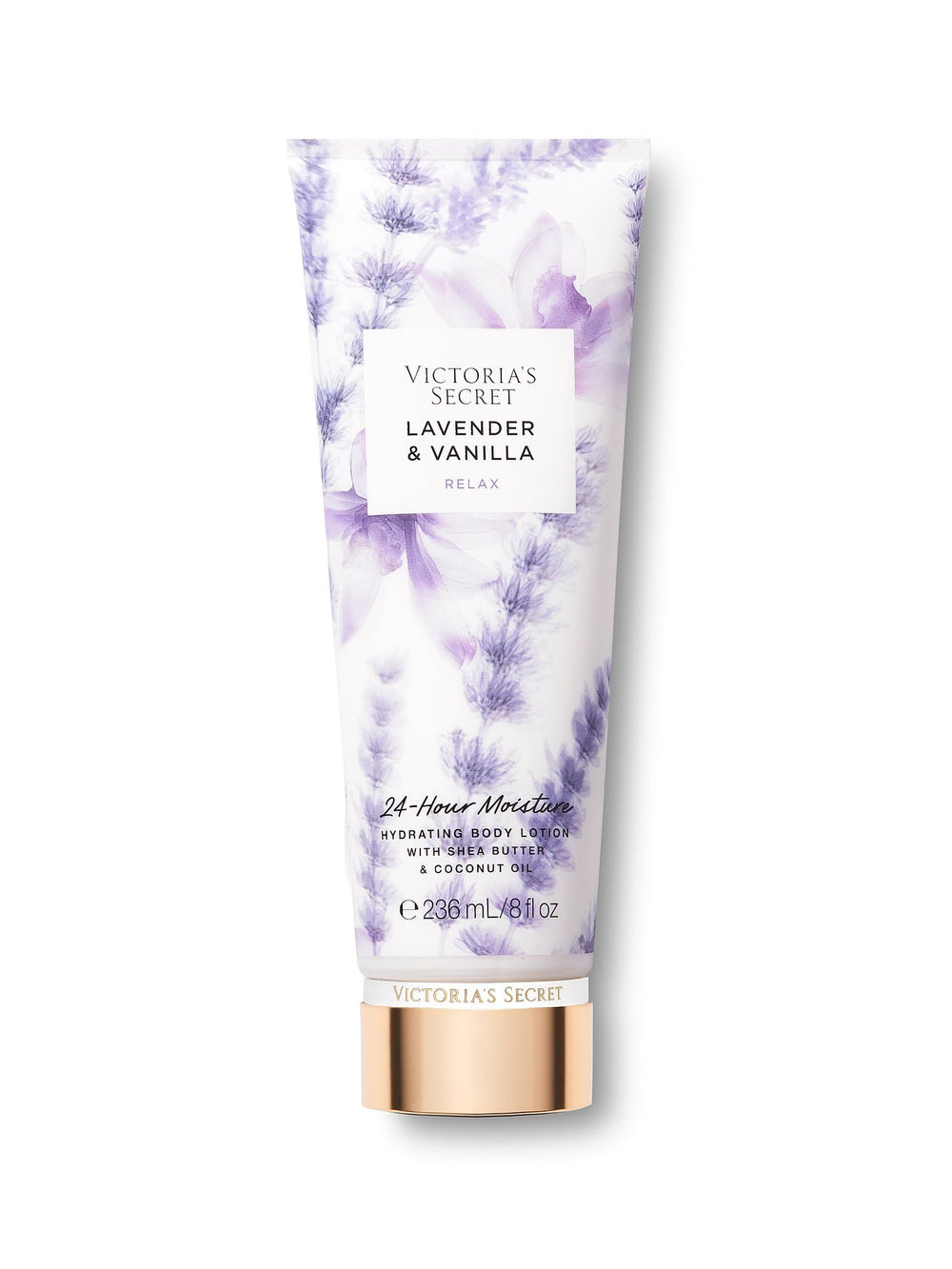 Victoria's Secret Lavanda Vanilla: botella con aroma floral cálido para uso diario.
