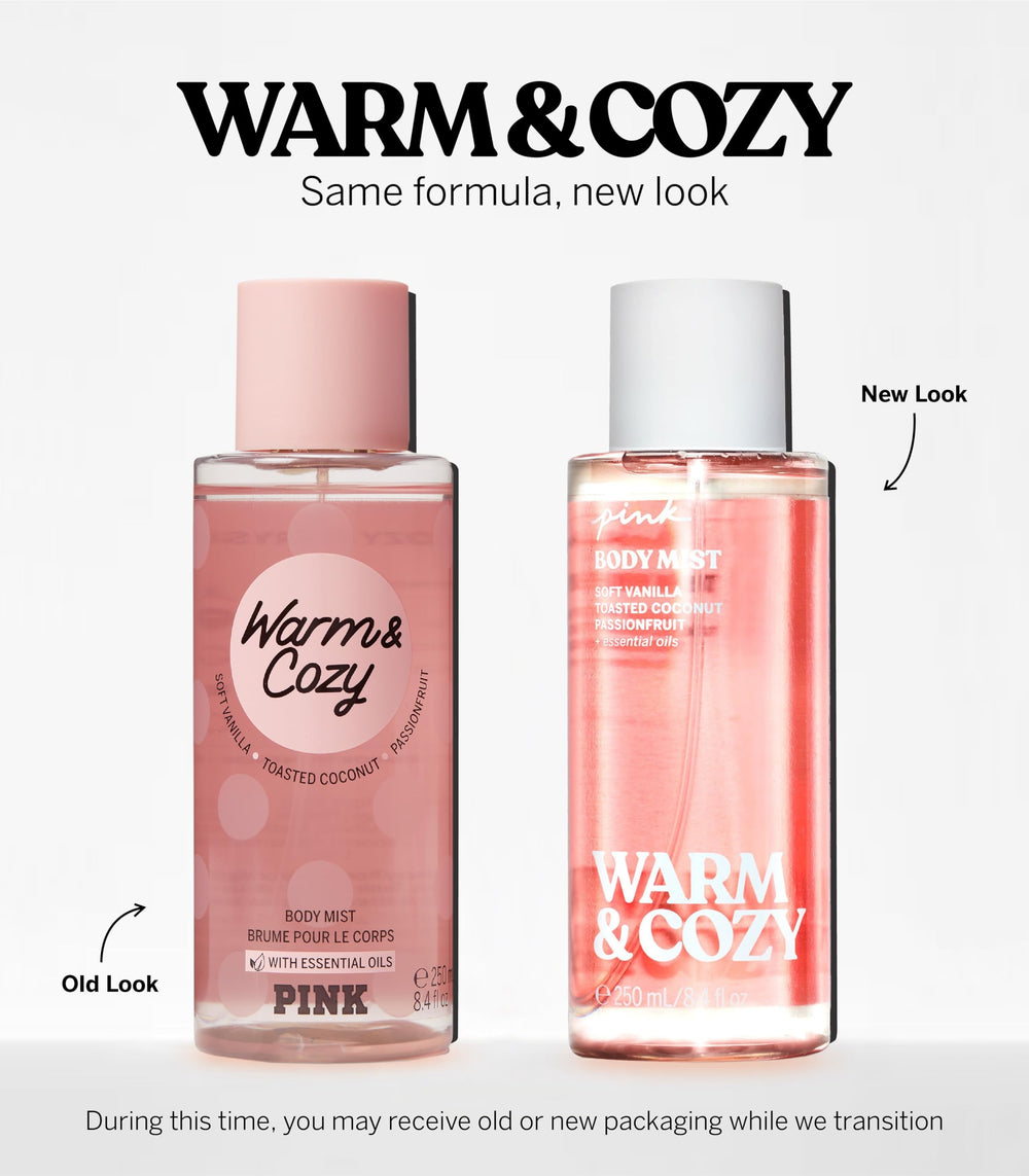 Victoria's Secret fragancia corporal, empaque con plástico reciclado 25 por ciento