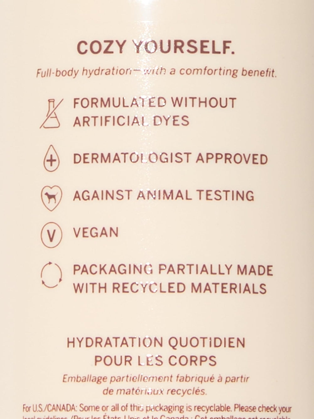 Victoria's Secret PINK aprobada dermatológicamente para piel suave.
