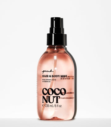 Victoria's Secret PINK Coconut Mist: rocío suave para cabello y piel.