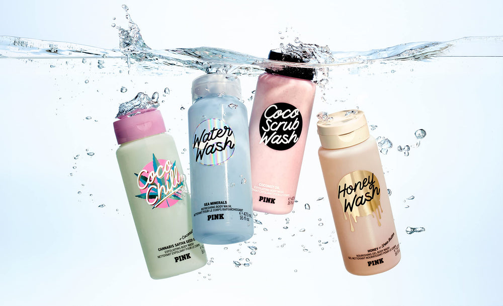 Victoria's Secret Pink Honey, envase reciclado 75% post-consumo, opción sostenible.