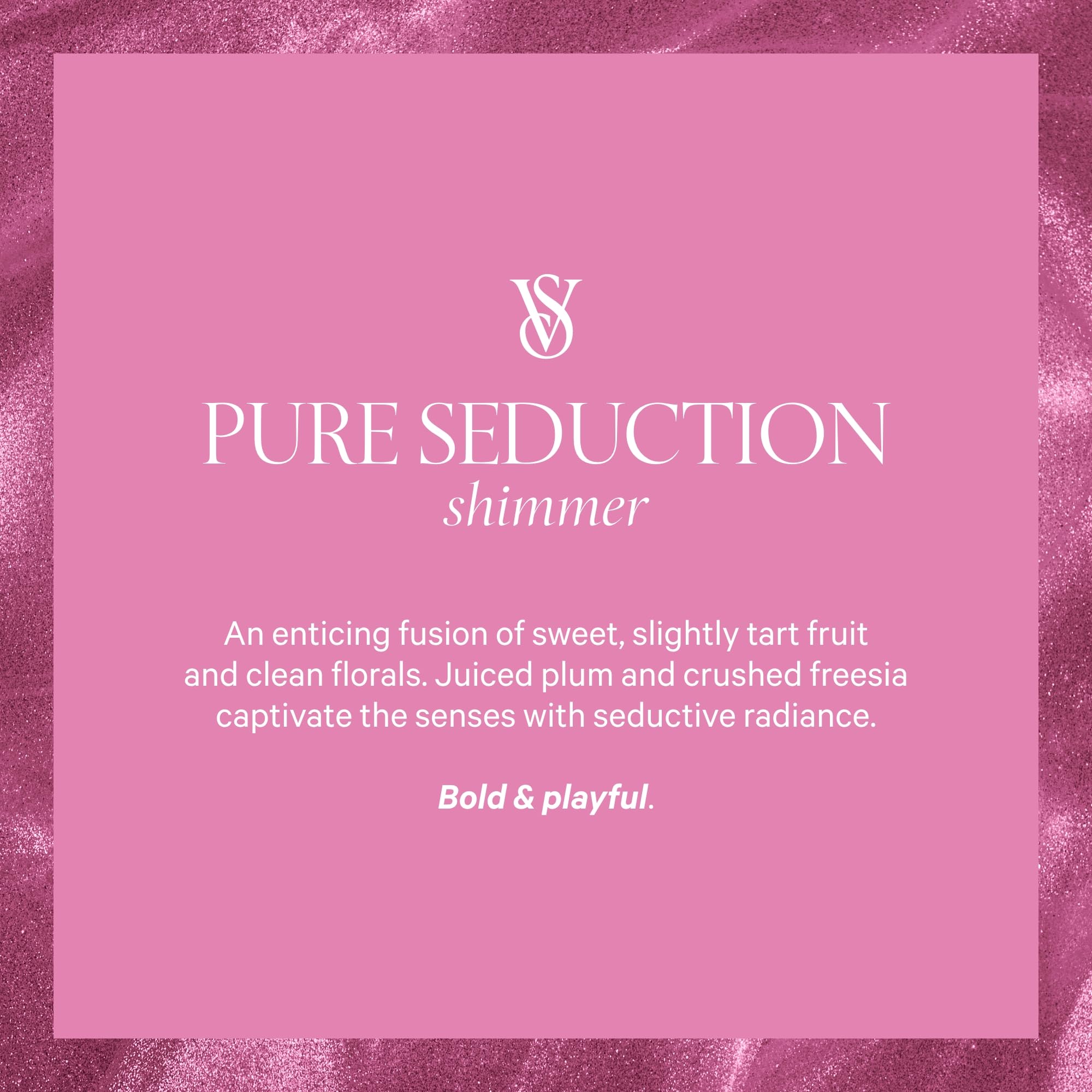 Victoria's Secret Pura Seduction con fresia floral suave para uso diario.