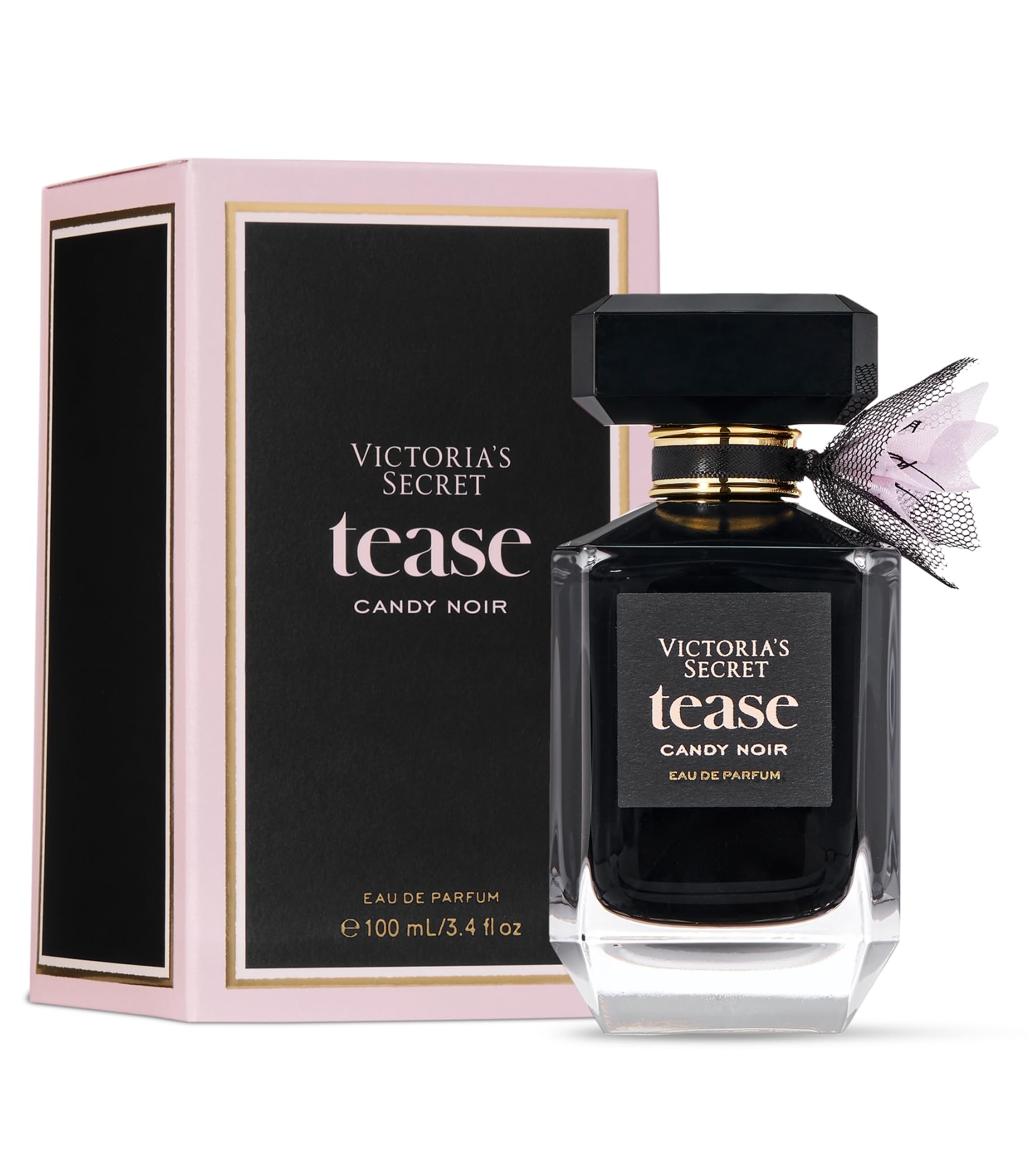Victoria's Secret Tease Candy Noir, frasco visible para uso diario.