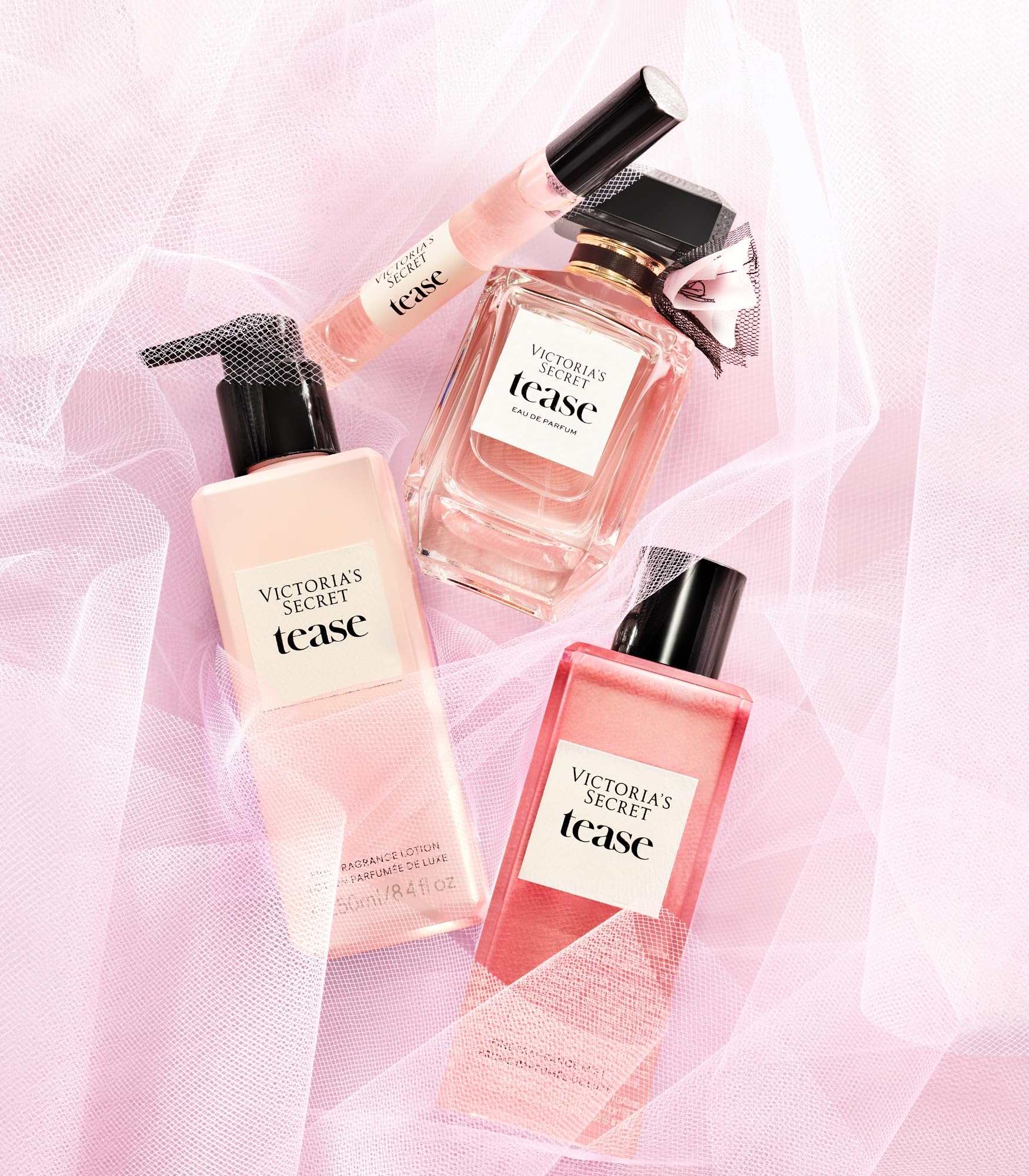 Victoria's Secret Tease envase mini, frasco de viaje cómodo y práctico.