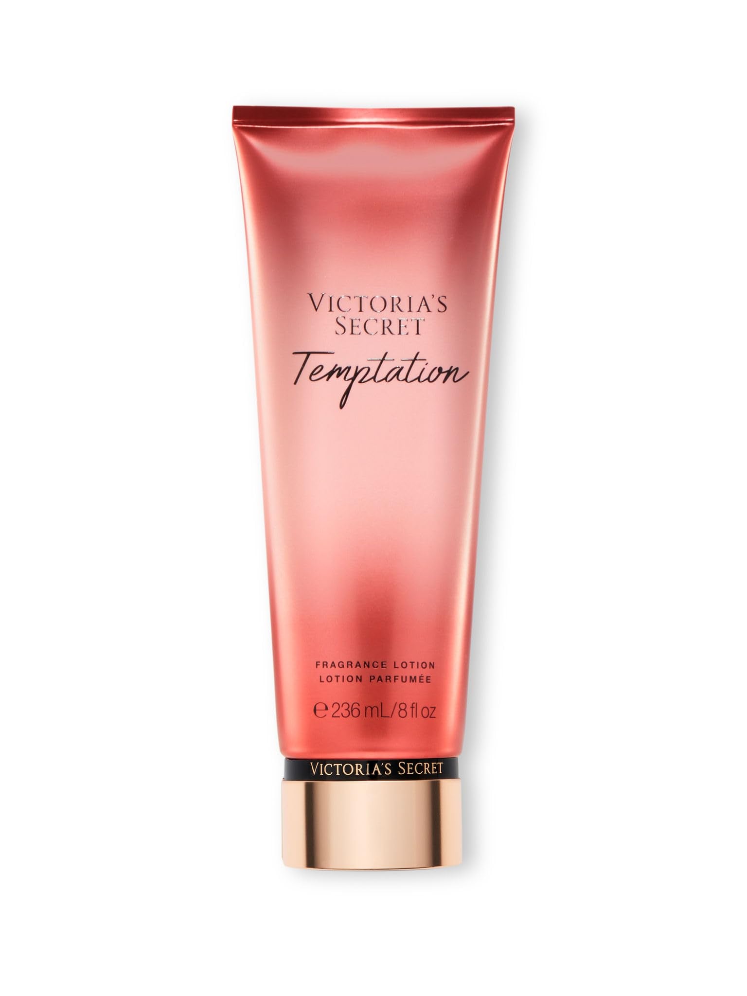 Victoria's Secret Temptation Loción Corporal Botella Frontal: aroma envolvente para uso diario.