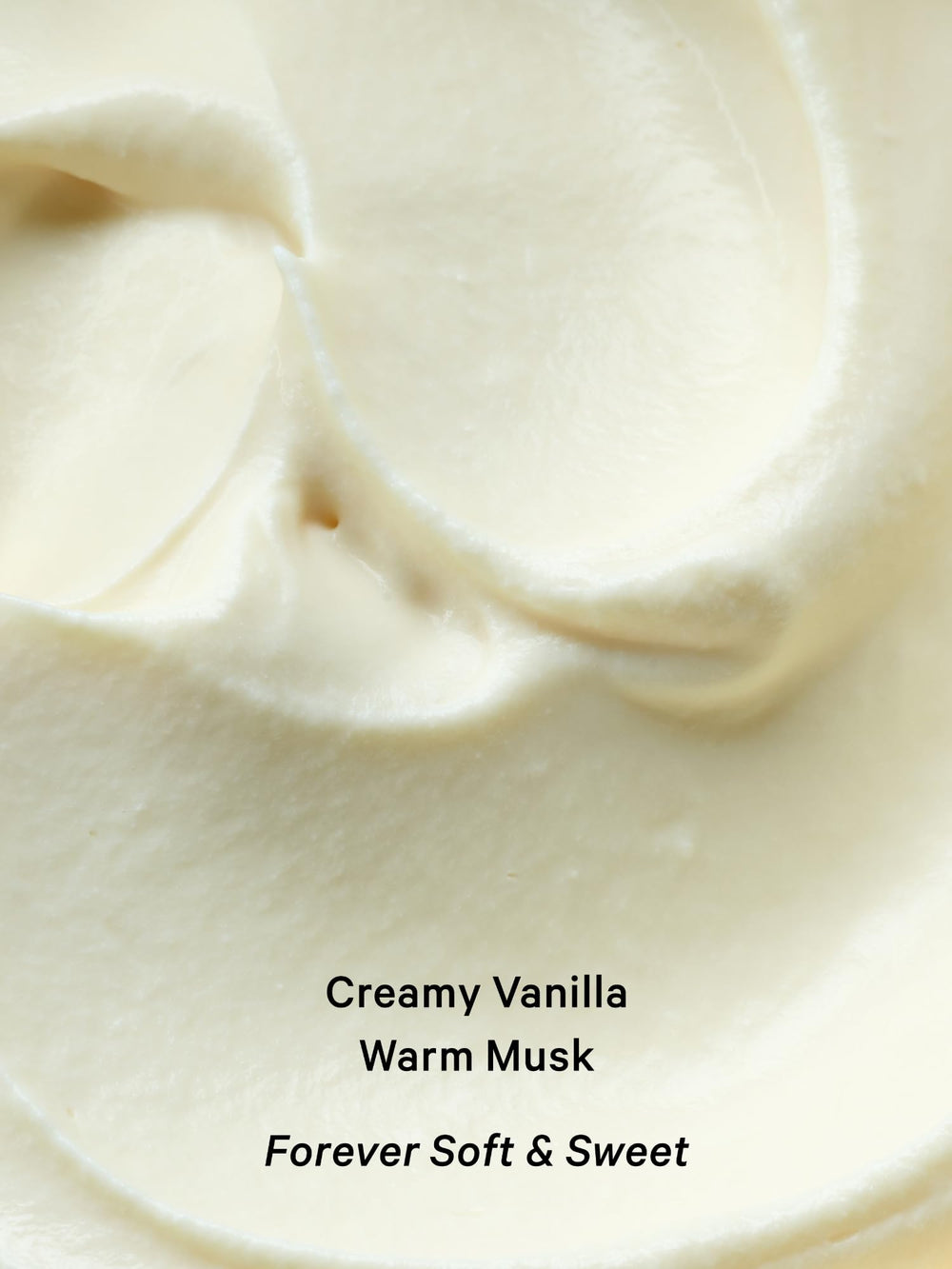 Textura cremosa de Vanilla Lace para piel suave e hidratada