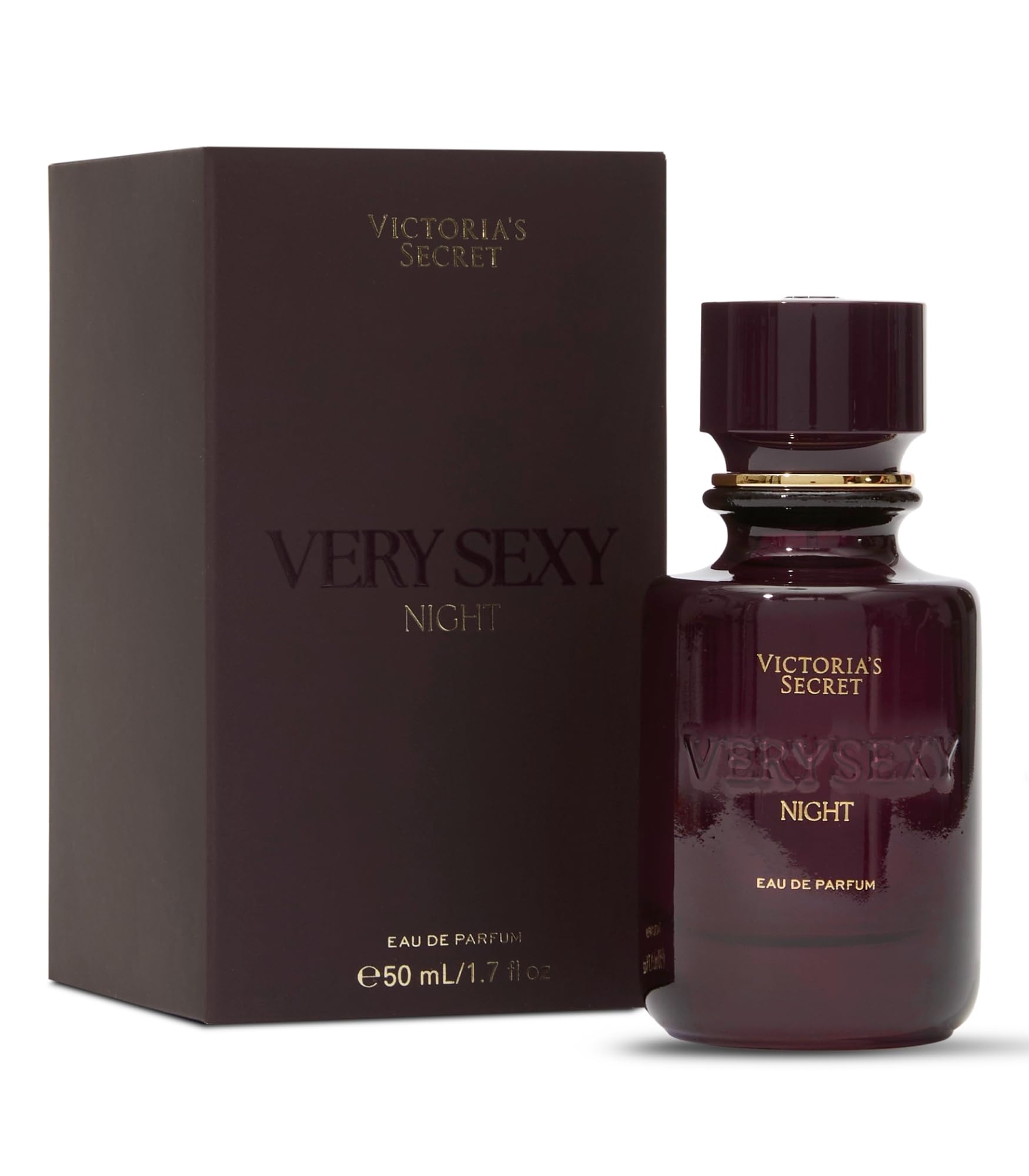 Victoria's Secret Very Sexy Night, frasco frontal, aroma envolvente para salidas nocturnas.