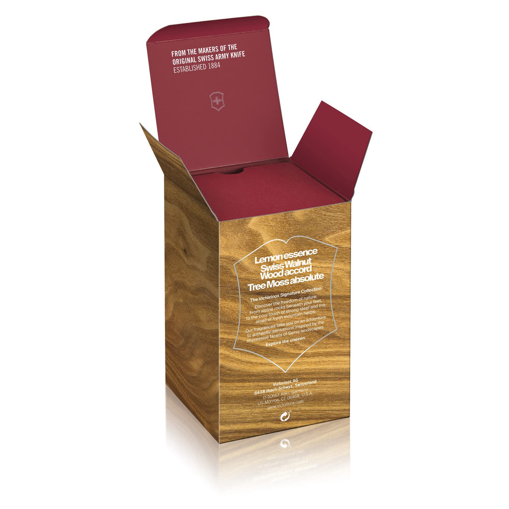 Victorinox Wood, uso diario, perfume versátil para oficina y eventos.