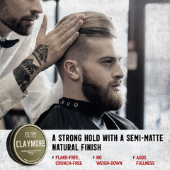 Claymore de Victory, producto texturizante para volumen definido sin brillo.