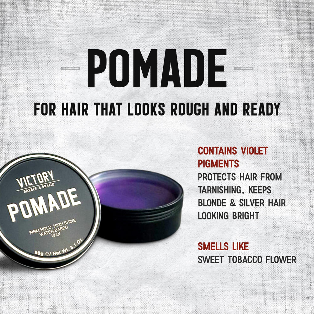 Producto fabricado en Estados Unidos para Victory Barber & Brand.