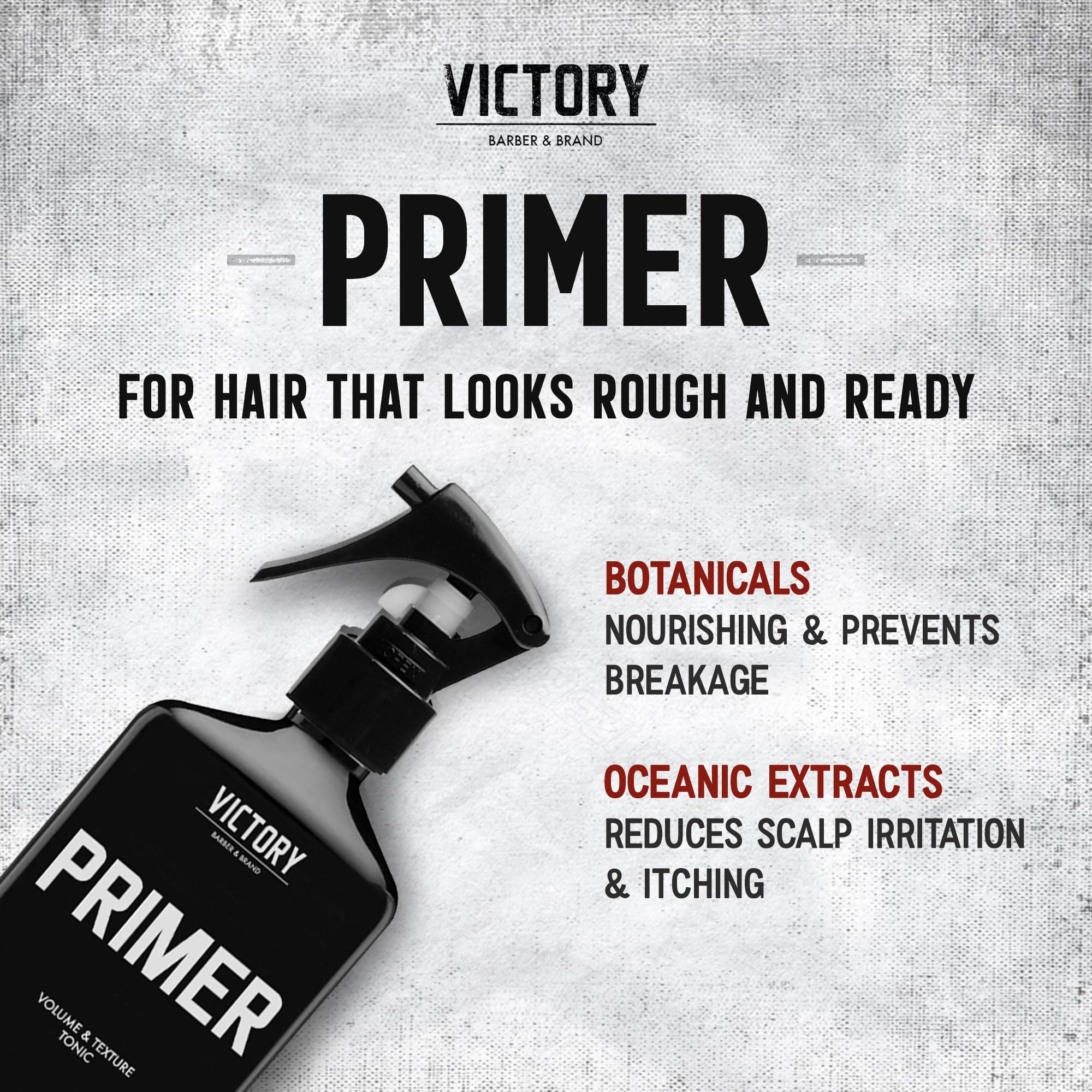 Victory Primer: uso con otros productos Victory para más cuerpo