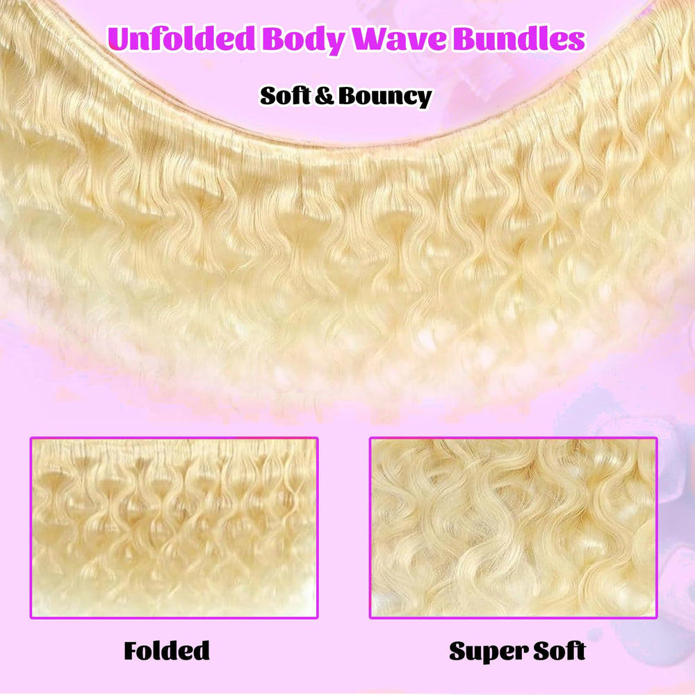 VICYAO 613 bundle pack closeup shows silky strands and healthy ends.