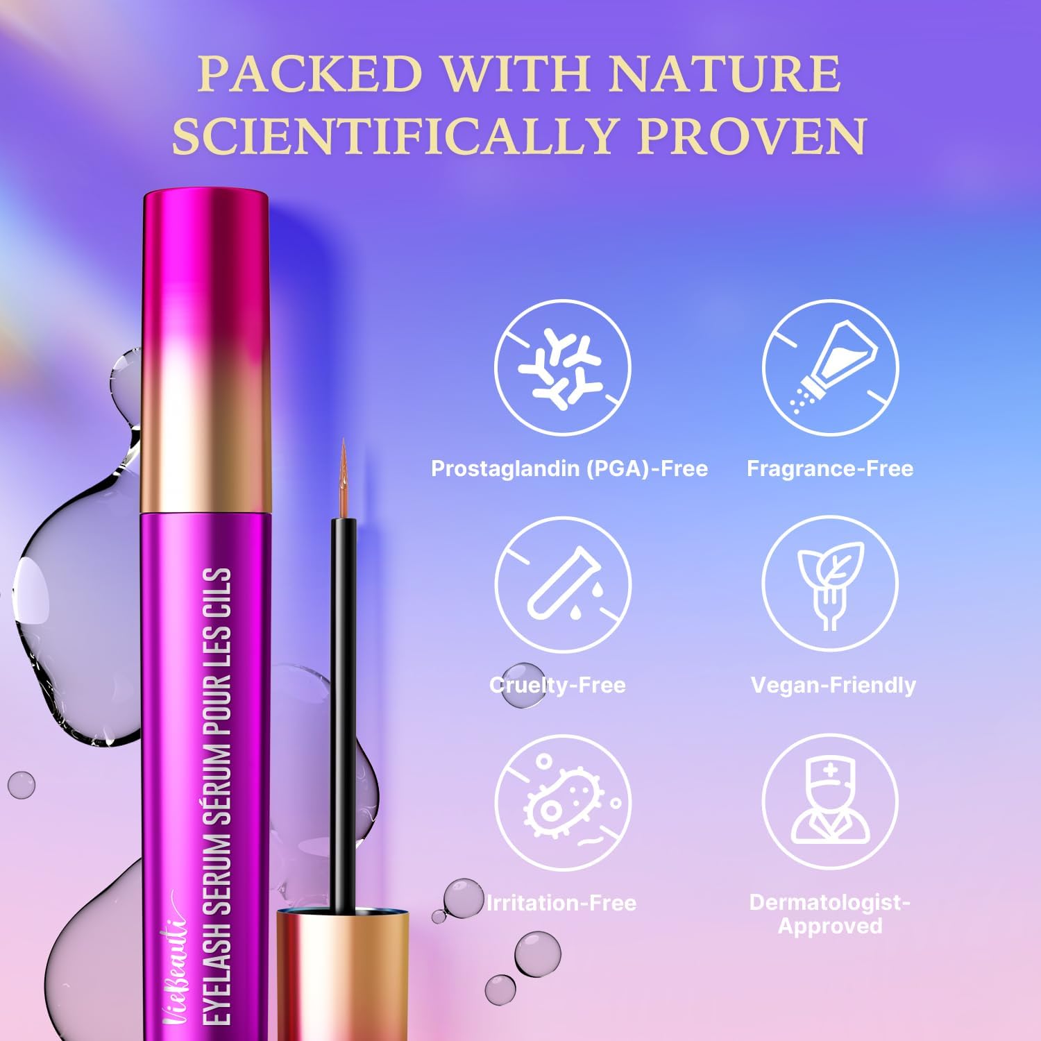 VieBeauti application ritual image shows simple morning and evening use.