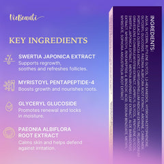 VieBeauti serum bottle highlighting swertia japonica and natural ingredients