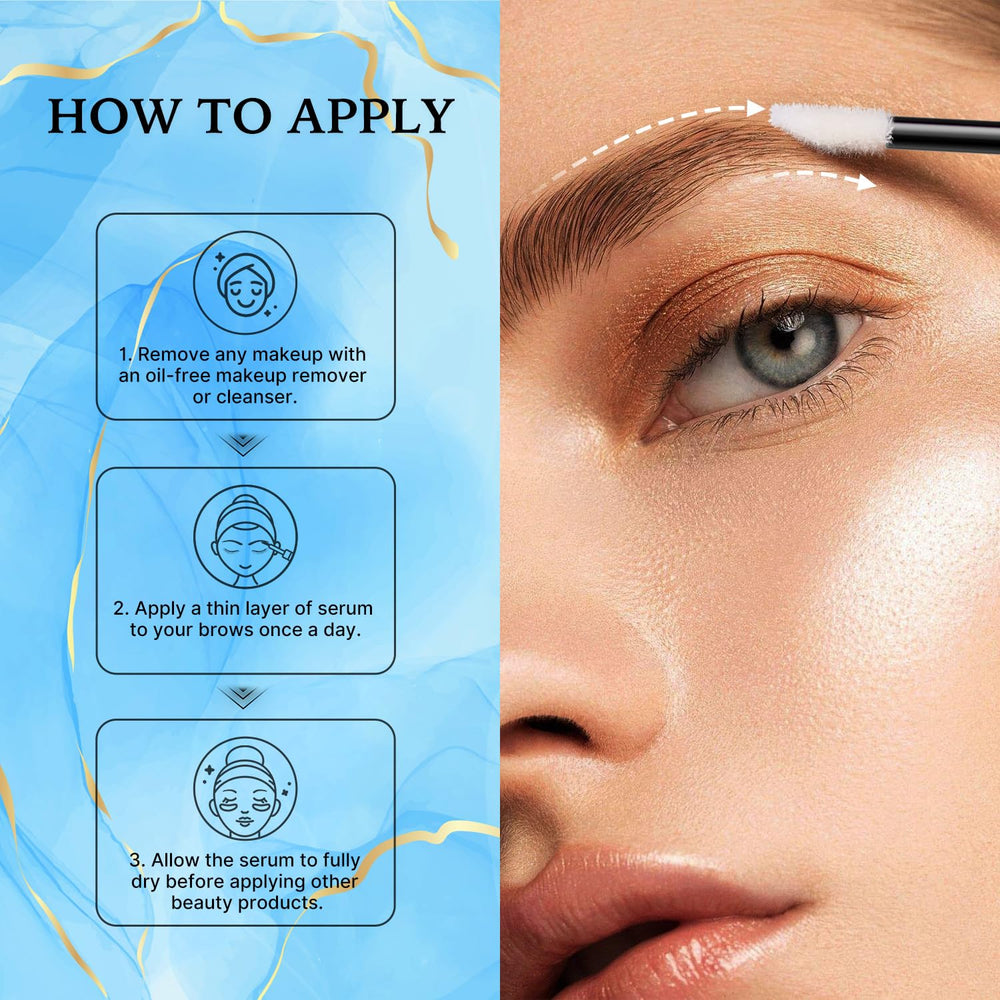 La VieBeauti-hidratacion-piel-debajo-cejas mejora la base para el crecimiento saludable.