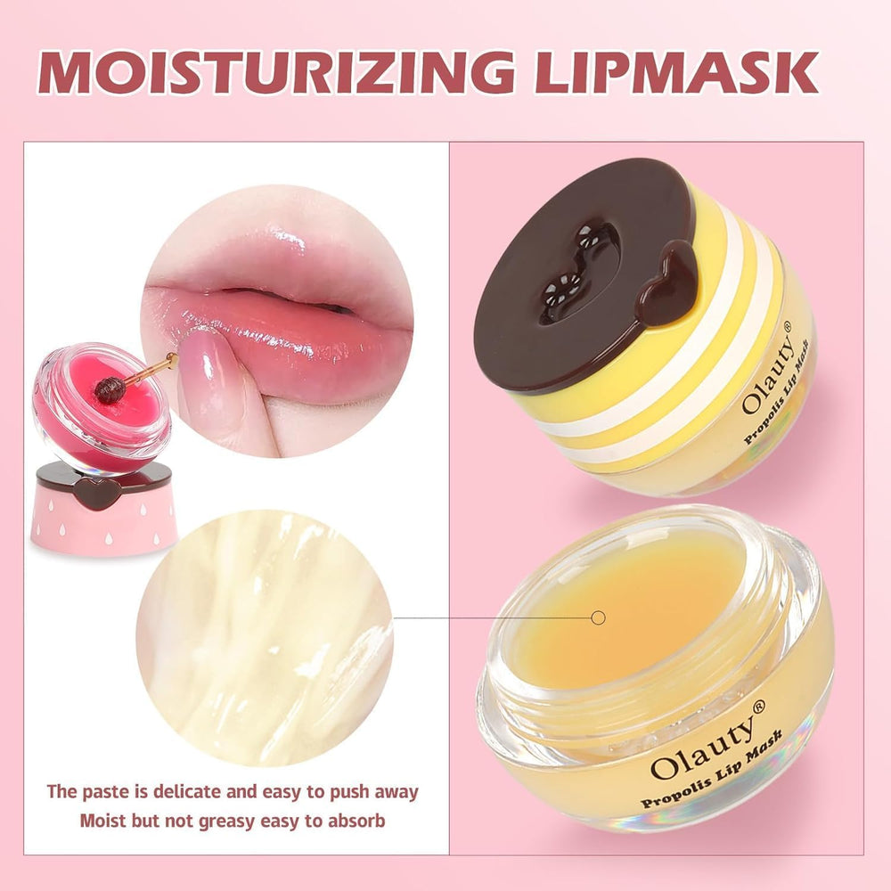 Vienflona bálsamo labial miel pot kit regalo perfecto para festividades
