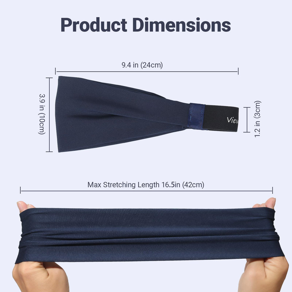 Viewind diadema absorbente sudor entrenamiento diario, transpirable y ligera