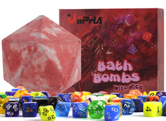 VIIPHA bomba D20 con dados incrustados para una experiencia divertida de baño