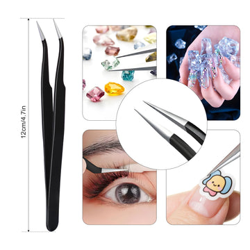 Vikerer estuche metálico elegante para herramientas de uñas