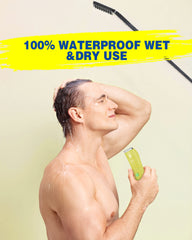VIKICON Rasuradora para cuerpo IPX7 resistente al agua, ideal para ducha.