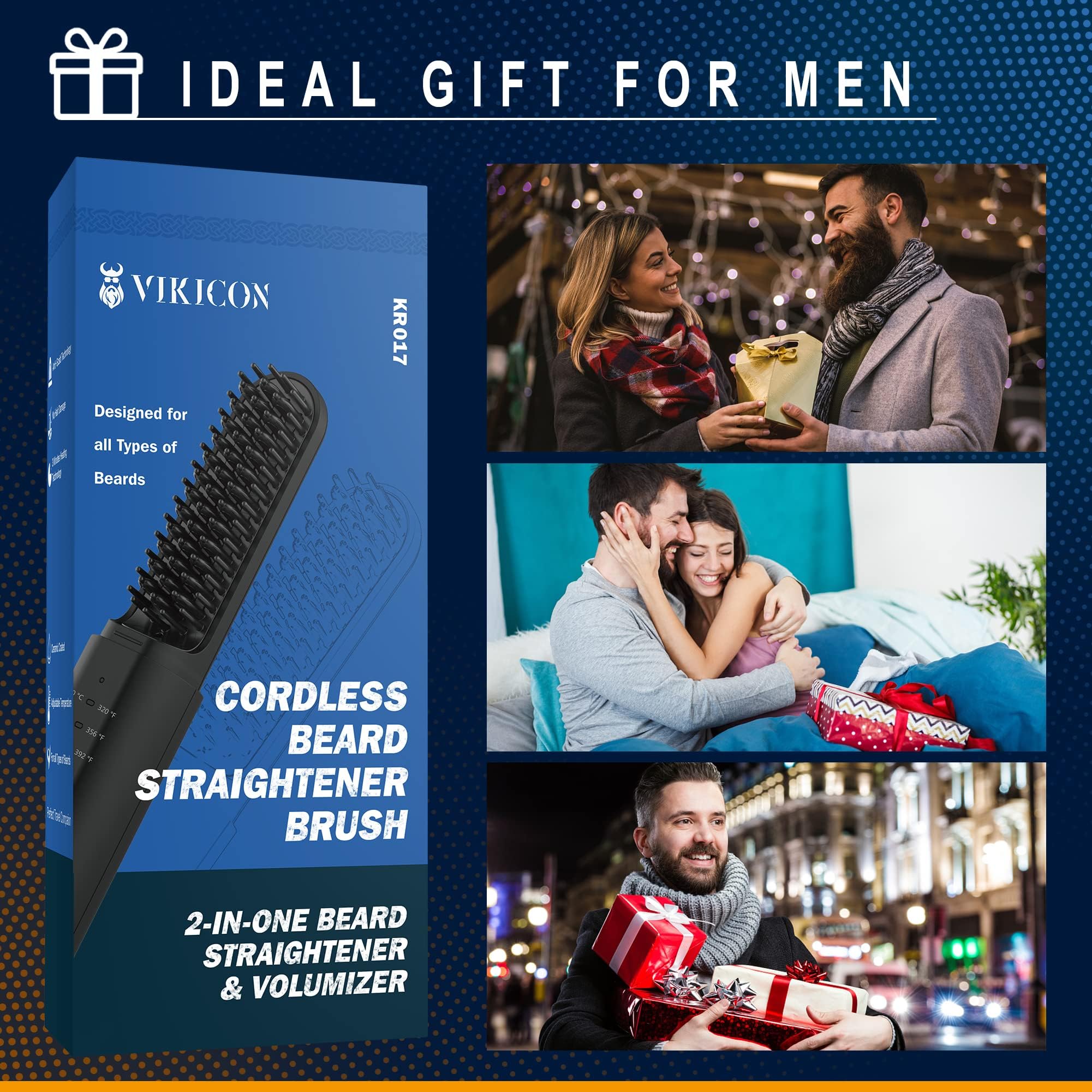 VIKICON regalo-barba-hombre: regalo práctico para papá, esposo o hijo.
