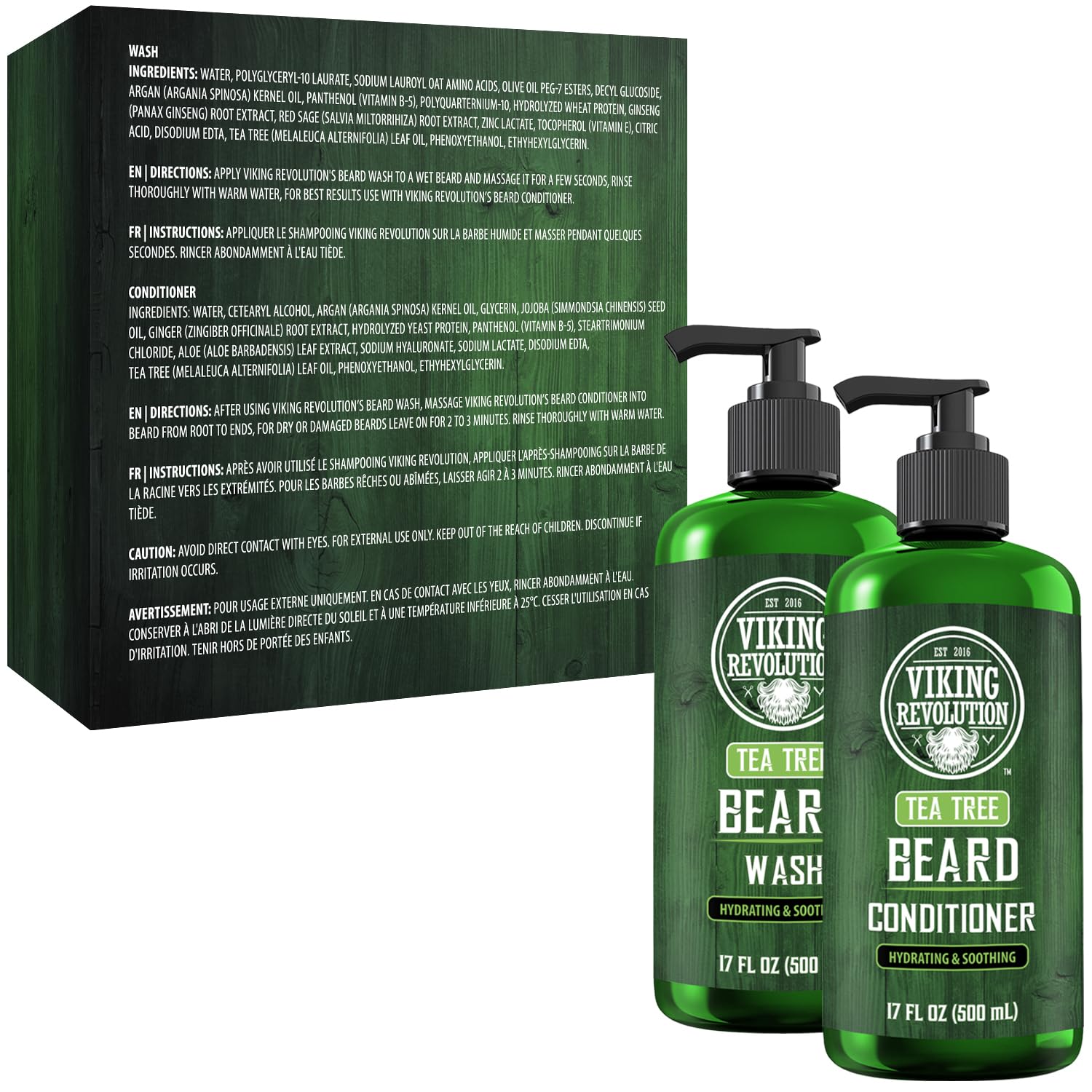 Con Viking Revolution, aceite de argán y vitamina E hidratan la barba.