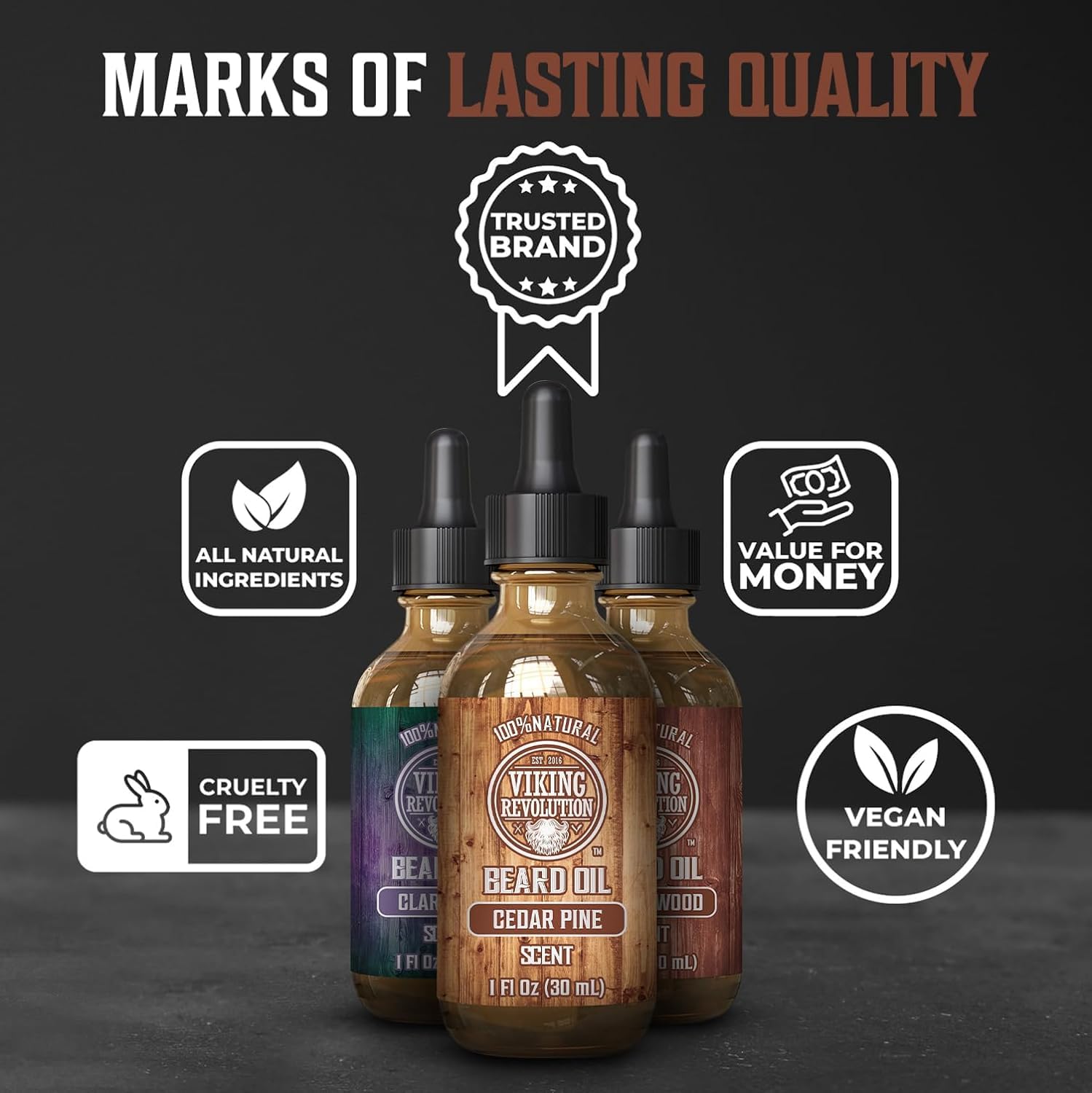 Aplicación en raíces para nutrir la barba de Viking Revolution